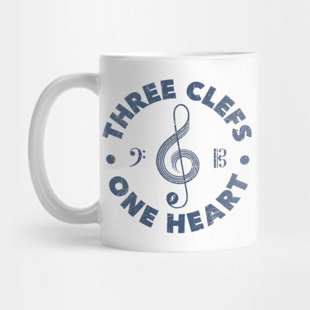 Three Clefs, One Heart. Light Edition by filiposwear