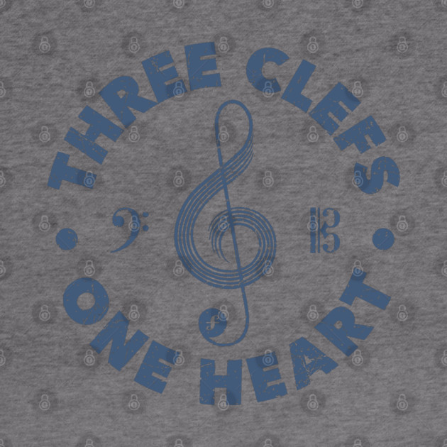 Three Clefs, One Heart. Light Edition by filiposwear
