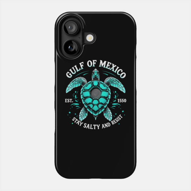 Gulf-Of-Mexico Phone Case by Creatifly Graphic Tees
