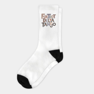 Foxtrot-Delta-Tango Socks