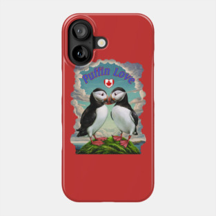 Puffin Love -  Canada Phone Case