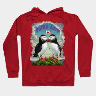 Puffin Love -  Canada Hoodie