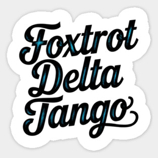 Foxtrot-Delta-Tango Sticker