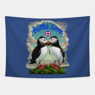 Puffin Love - Great Britain Tapestry