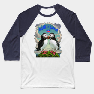 Puffin Love - Iceland Baseball T-Shirt