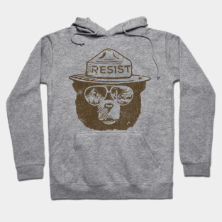 VINTAGE Alt National Park Service  Resist Hoodie