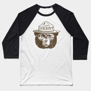 VINTAGE Alt National Park Service  Resist Baseball T-Shirt