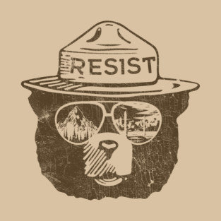 VINTAGE Alt National Park Service  Resist