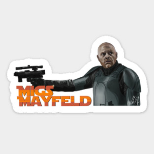 Mandalorian: Migs Mayfield Sticker