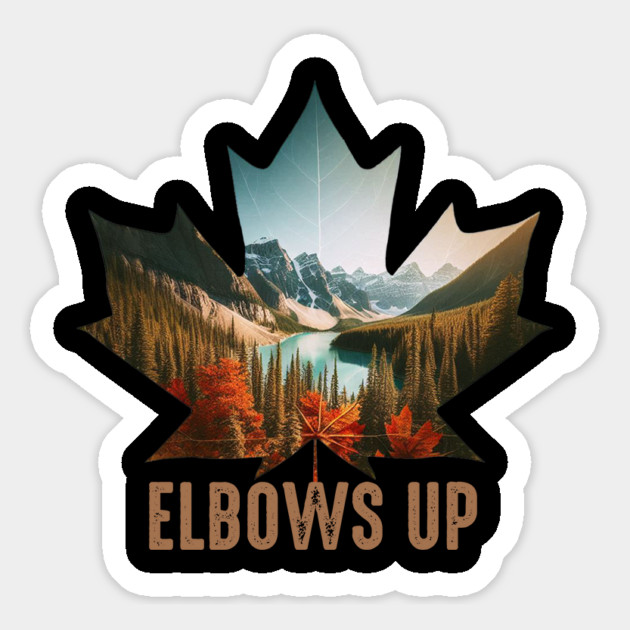 Elbows-UP Magnet by JessArty