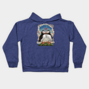 Puffin Love - Norway Kids Hoodie