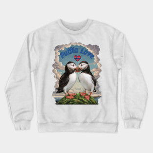 Puffin Love - Norway Crewneck Sweatshirt