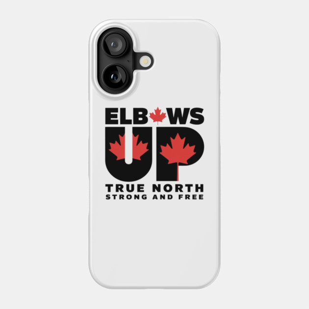 Elbows-Up Phone Case by Creatifly Graphic Tees