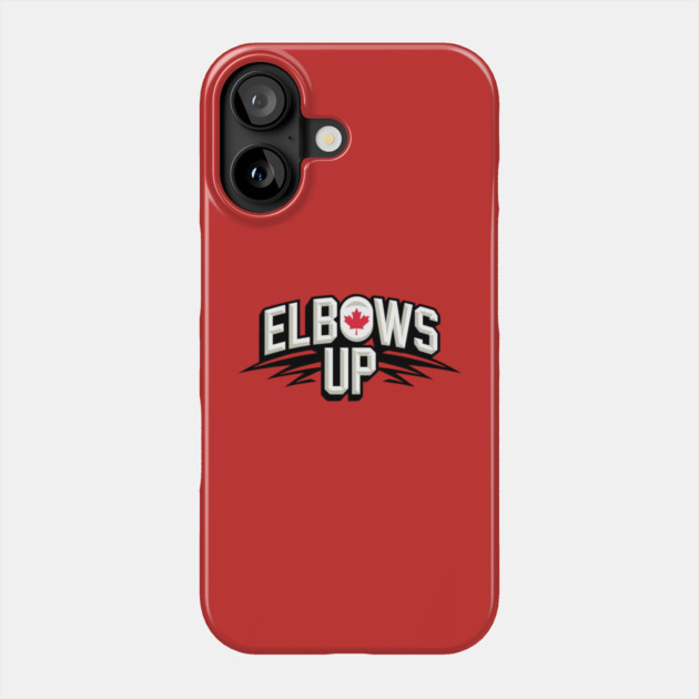 Elbows-Up Phone Case by Creatifly Graphic Tees