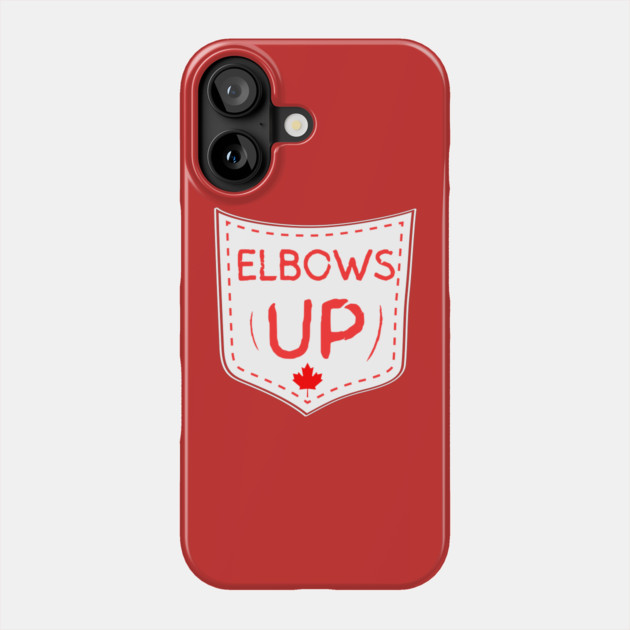 Elbows-Up Phone Case by Creatifly Graphic Tees