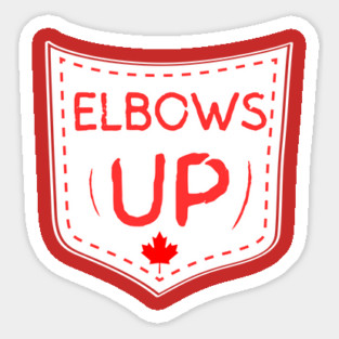 Elbows-Up Magnet