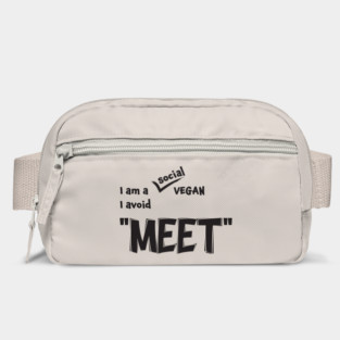 Funny Vegan Pun: Dad Joke Typography Bag