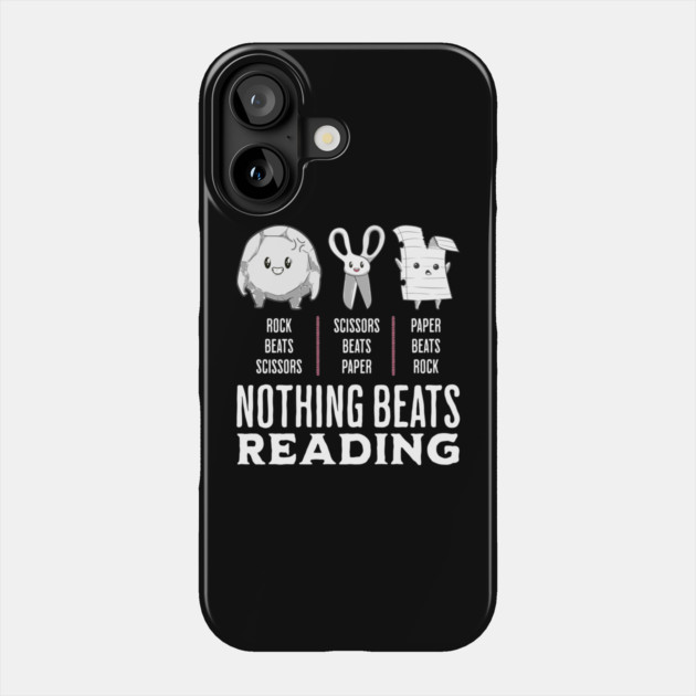 Rock Paper Scissors Reading Phone Case by GoshWow®