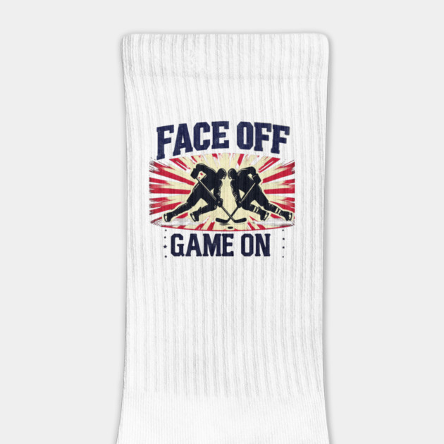 Face Off, Game On - Vintage Hockey Design by Ben's Store 1