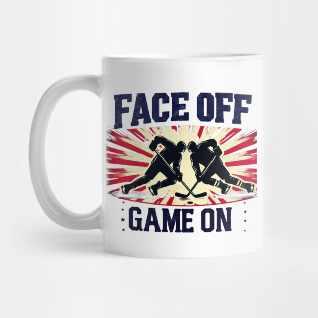 Face Off, Game On - Vintage Hockey Design by Ben's Store 1