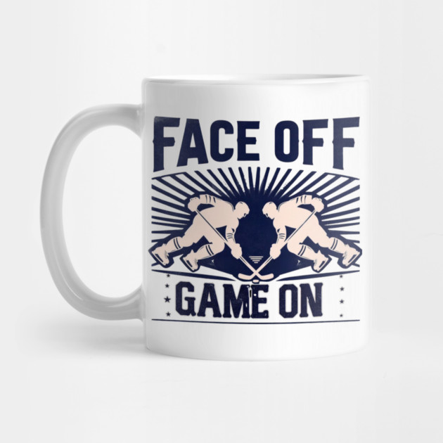 Face Off, Game On - Vintage Hockey Design by Ben's Store 1