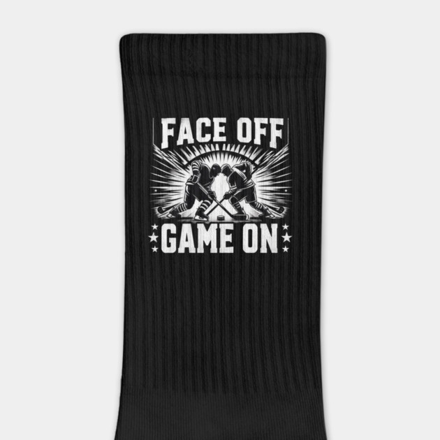Face Off, Game On - Vintage Hockey Design by Ben's Store 1