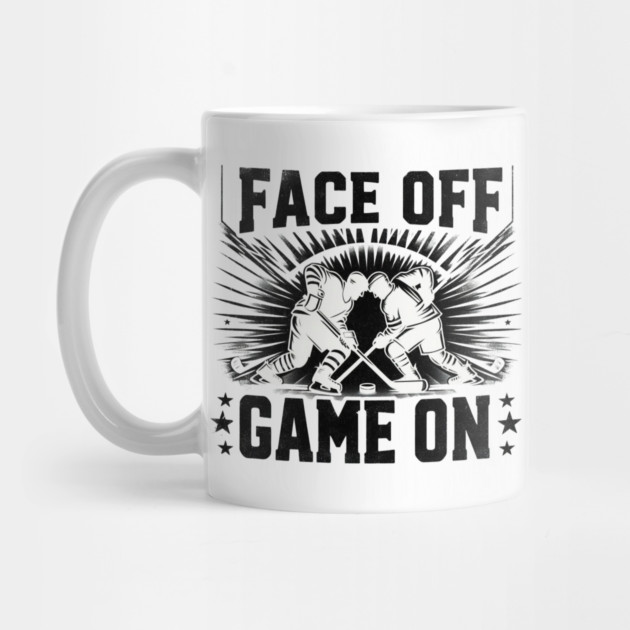 Face Off, Game On - Vintage Hockey Design by Ben's Store 1