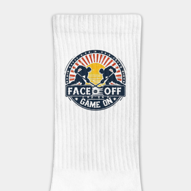 Face Off, Game On - Vintage Hockey Design by Ben's Store 1