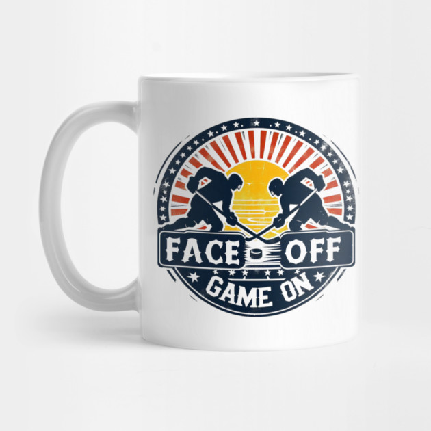 Face Off, Game On - Vintage Hockey Design by Ben's Store 1