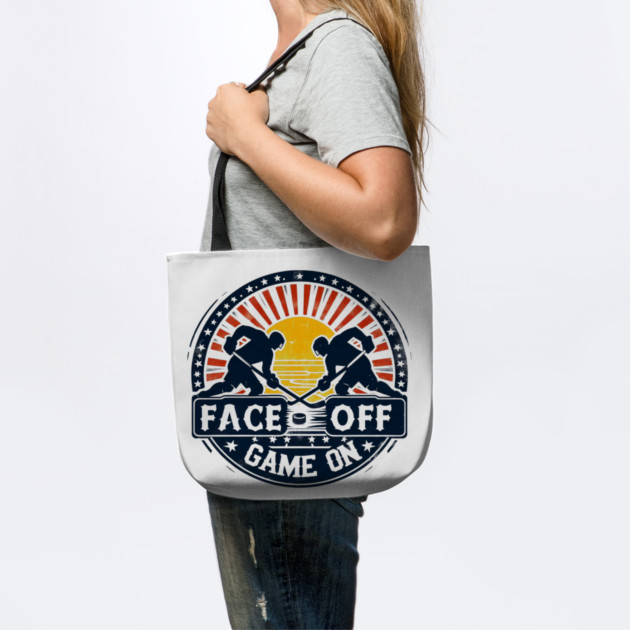 Face Off, Game On - Vintage Hockey Design by Ben's Store 1
