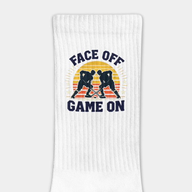 Face Off, Game On - Vintage Hockey Design by Ben's Store 1