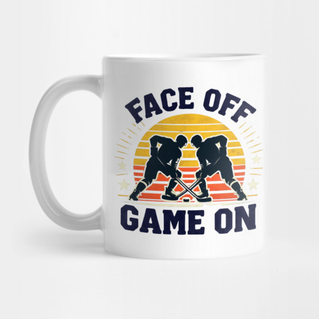 Face Off, Game On - Vintage Hockey Design by Ben's Store 1