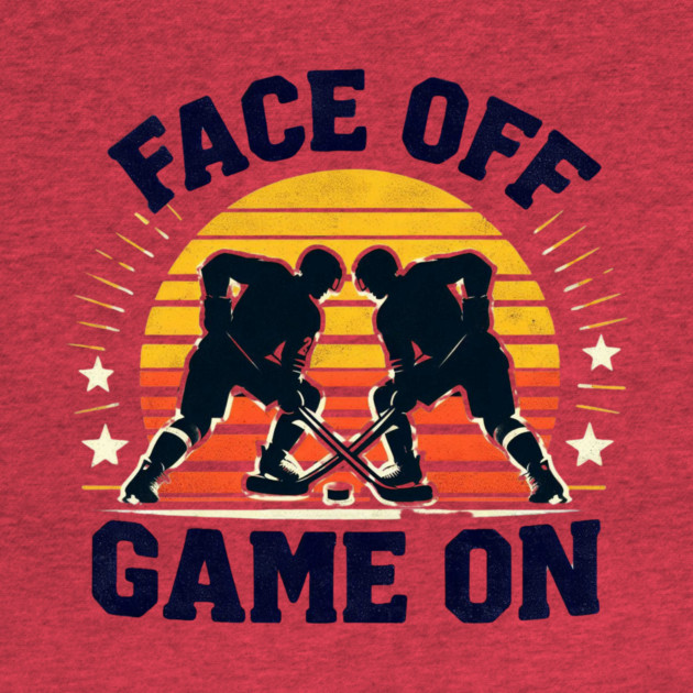 Face Off, Game On - Vintage Hockey Design by Ben's Store 1