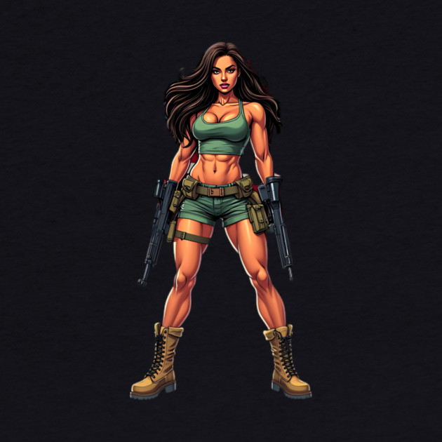 Machine Gun Girl by animegirlnft