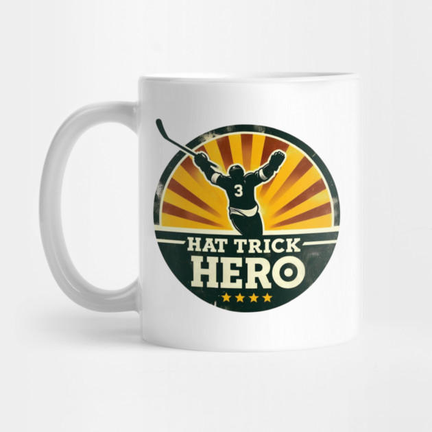 Hat Trick Hero – Vintage Hockey Design by Ben's Store 1