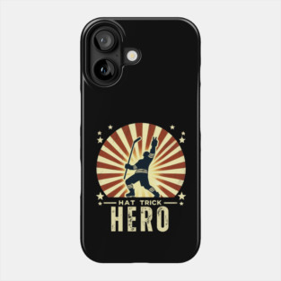 Hat Trick Hero – Vintage Hockey Design Phone Case