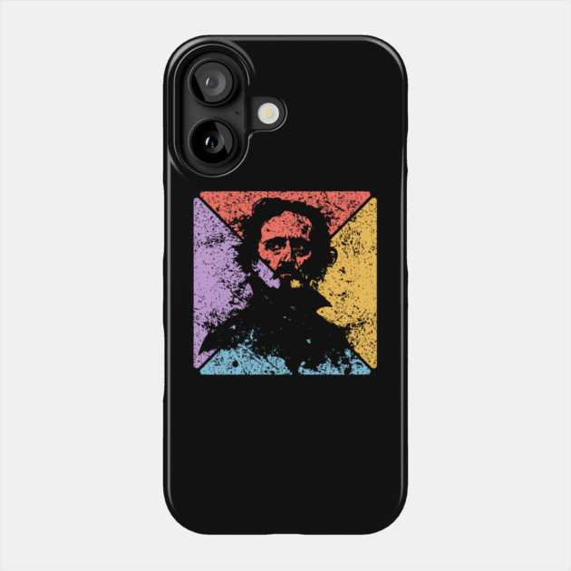Edgar Allan Poe Retro Pop Art – Gothic Literature Aesthetic Phone Case by TuncGK