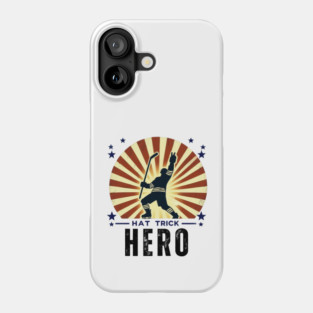 Hat Trick Hero – Vintage Hockey Design Phone Case