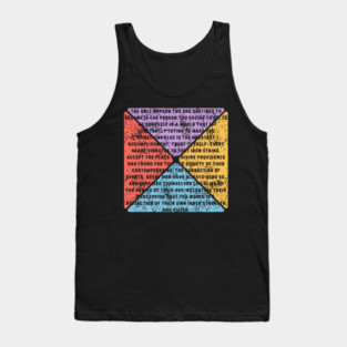 Ralph Waldo Emerson Quote – Retro Inspirational Pop Art Tank Top