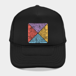 Ralph Waldo Emerson Quote – Retro Inspirational Pop Art Hat