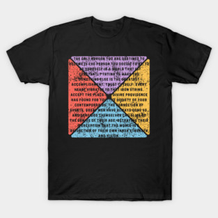 Ralph Waldo Emerson Quote – Retro Inspirational Pop Art T-Shirt