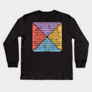 Ralph Waldo Emerson Quote – Retro Inspirational Pop Art Kids Long Sleeve T-Shirt
