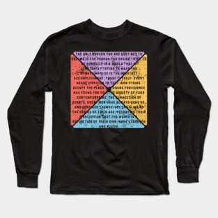 Ralph Waldo Emerson Quote – Retro Inspirational Pop Art Long Sleeve T-Shirt