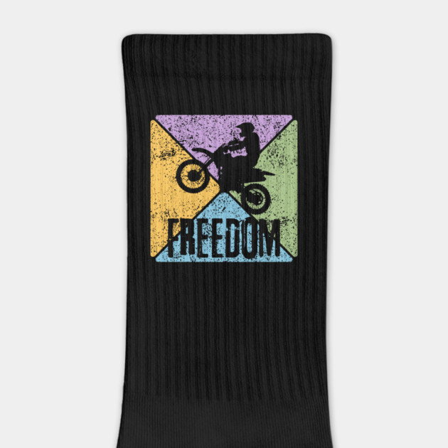 Freedom Motorcycle Rider – Vintage Biker Pop Art by TuncGK