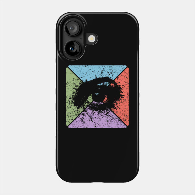 Gaze Vintage Eye Art – Mystical Pop Art Design Phone Case by TuncGK