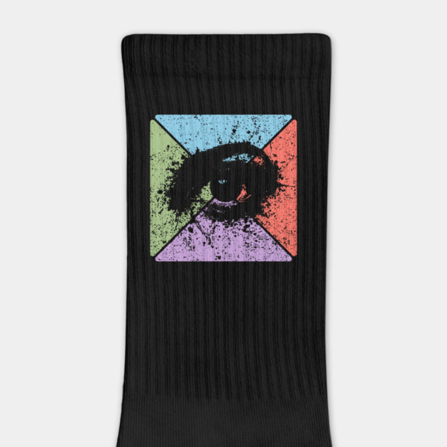 Gaze Vintage Eye Art – Mystical Pop Art Design by TuncGK