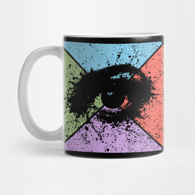 Gaze Vintage Eye Art – Mystical Pop Art Design by TuncGK