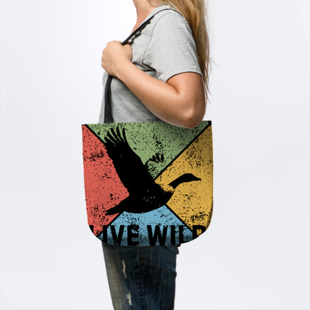 Goose Flight Vintage Wildlife Pop Art – Nature Lovers Gift by TuncGK