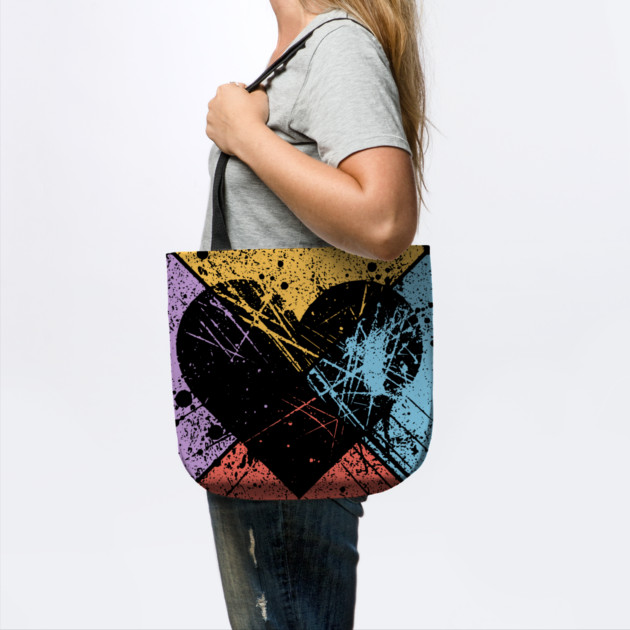 Distressed Heart Retro Pop Art – Vintage Love & Heartbreak by TuncGK