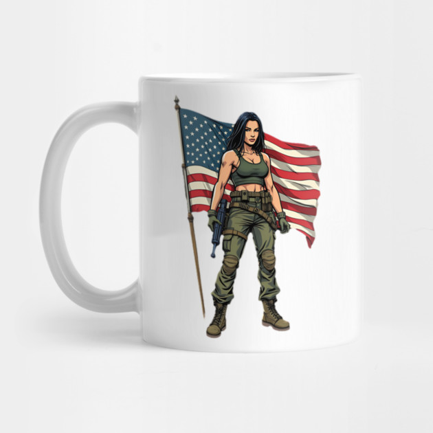 American Patriot Woman by animegirlnft